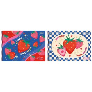Caderno Desenho 80fls Be Berry! Capa Dura TILIBRA