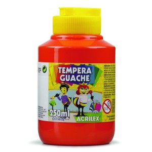 Guache 250ml Vermelho Fogo ACRILEX